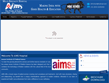 Tablet Screenshot of aimsmandvi.com